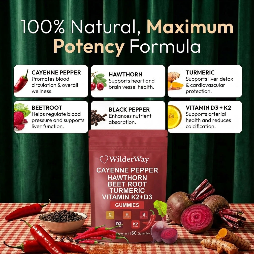 WilderWay Capsaicin Power - Cayenne Pepper Gummies