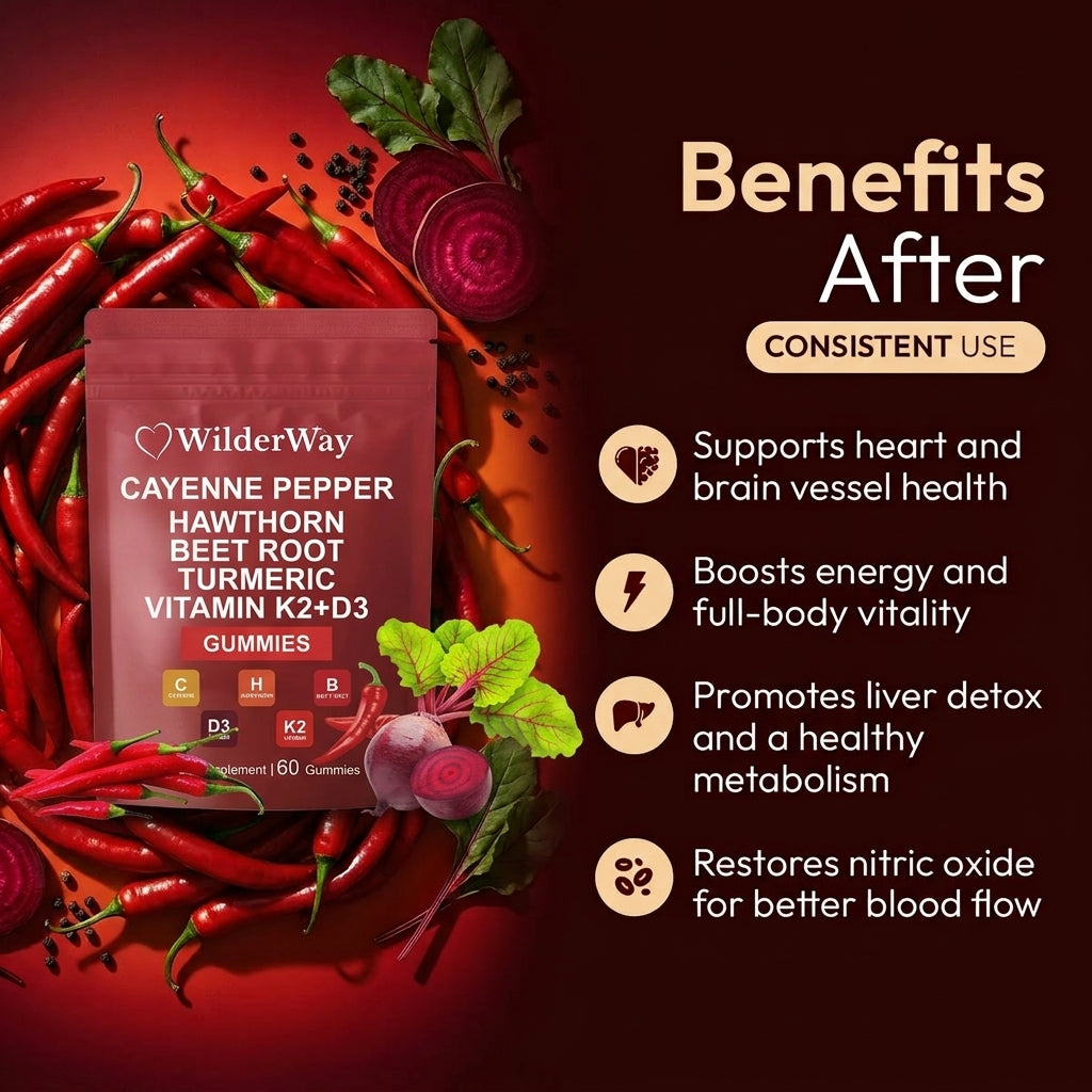 WilderWay Capsaicin Power - Cayenne Pepper Gummies