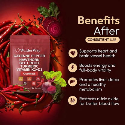 WilderWay Capsaicin Power - Cayenne Pepper Gummies